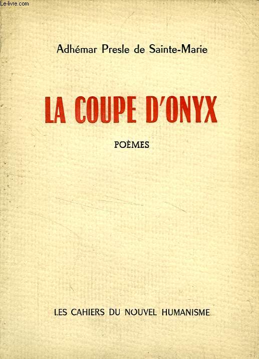 LA COUPE D'ONYX