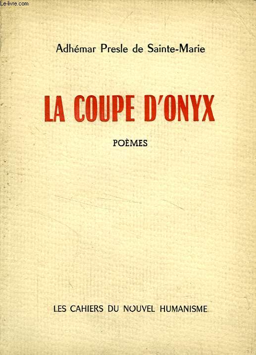 LA COUPE D'ONYX
