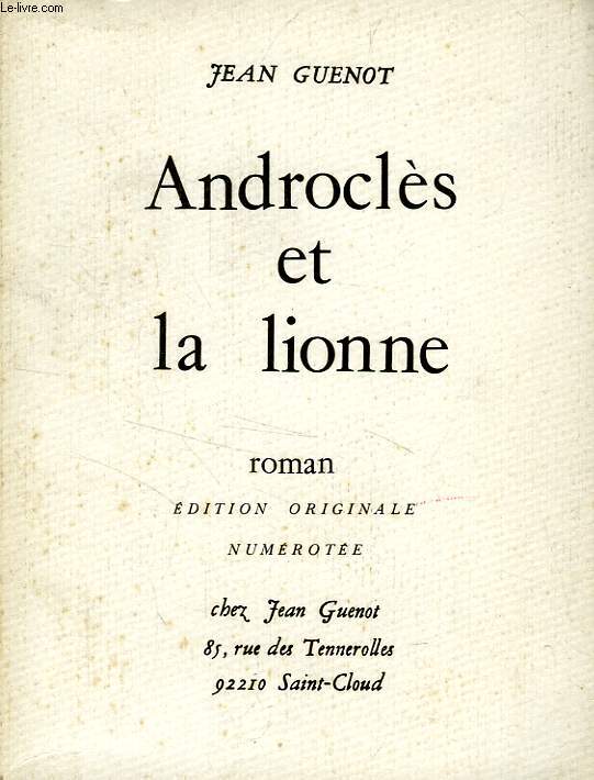 ANDROCLES ET LA LIONNE