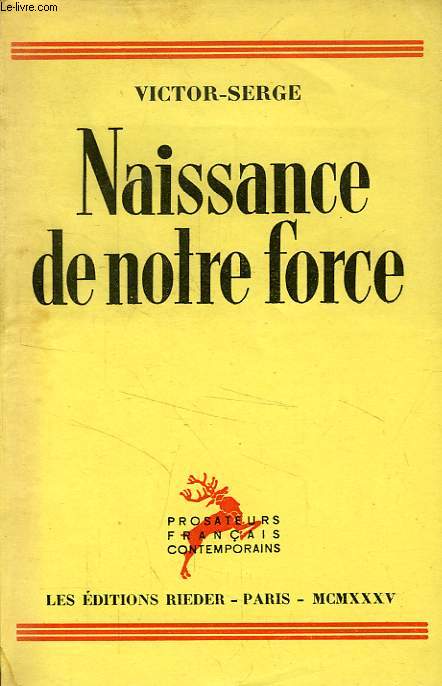 NAISSANCE DE NOTRE FORCE