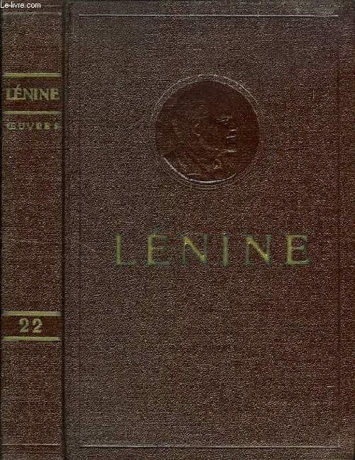 OEUVRES, TOME 22, DEC. 1915 - JUILLET 1916