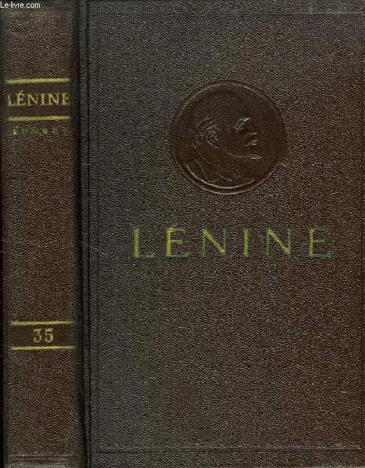 OEUVRES, TOME 35, LETTRES, FEV. 1912 - DEC. 1922