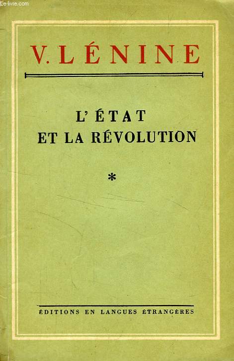 L'ETAT ET LA REVOLUTION