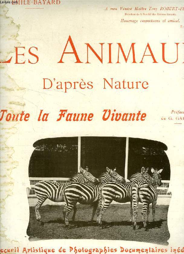 LES ANIMAUX D'APRES NATURE, 1re ANNEE, 2e LIVRAISON, NOV. 1905, TOUTE LA FAUNE VIVANTE