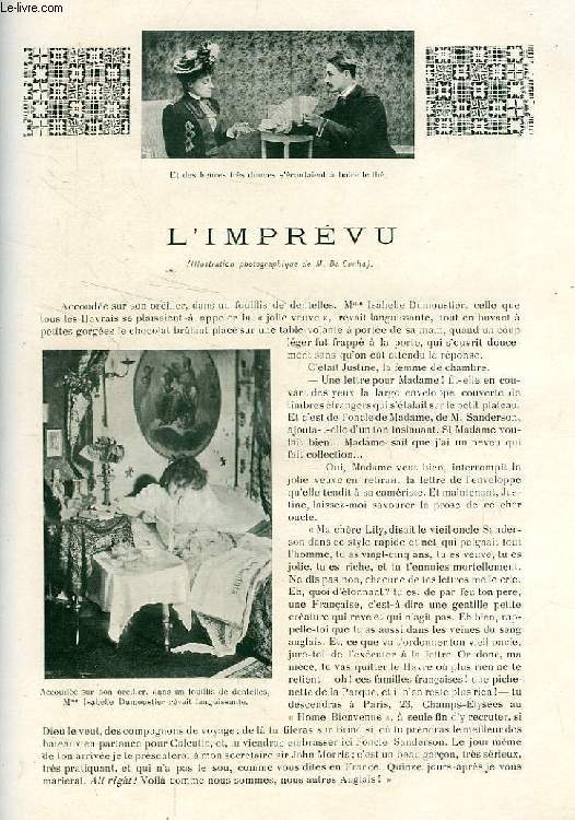 REVUE DE PARIS (EXTRAIT), L'IMPREVU