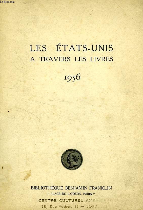 LES ETATS-UNIS A TRAVERS LES LIVRES, 1956