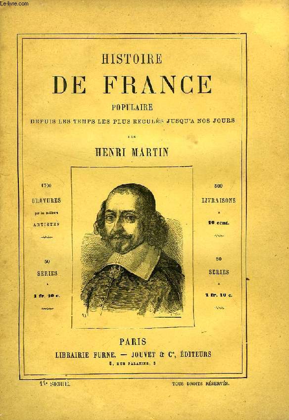 HISTOIRE DE FRANCE POPULAIRE, DEPUIS LES TEMPS LES PLUS RECULES JUSQU'A NOS JOURS, 14e SERIE