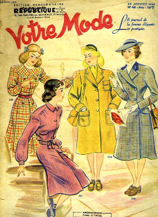 VOTRE MODE, N 48, JAN. 1948 (INCOMPLET)