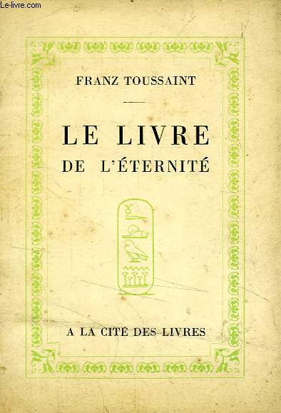 LE LIVRE D'ETERNITE