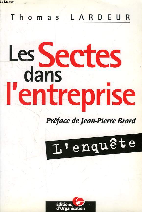 LES SECTES DANS L'ENTREPRISE