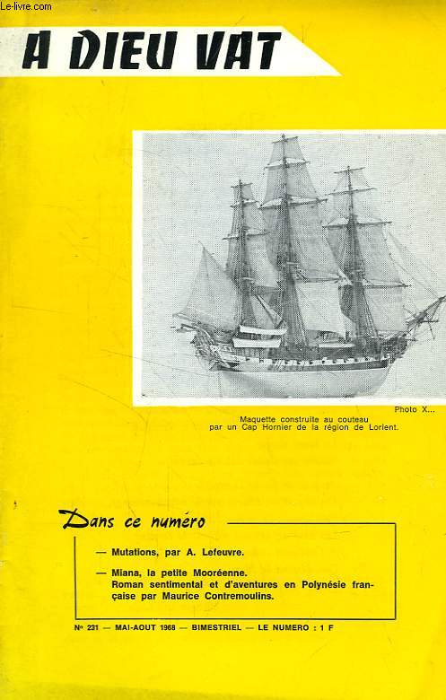 A DIEU VAT, N 231, MAI-AOUT 1968