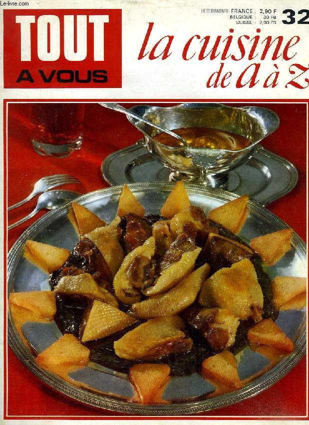 TOUT A VOUS, LA CUISINE DE A  Z, N 32