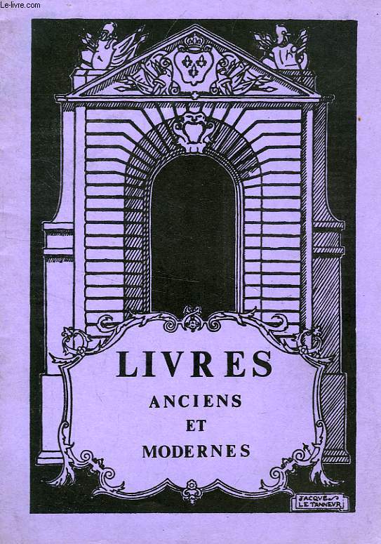 LIVRES ANCIENS ET MODERNES, N 152, 1989 (CATALOGUE)
