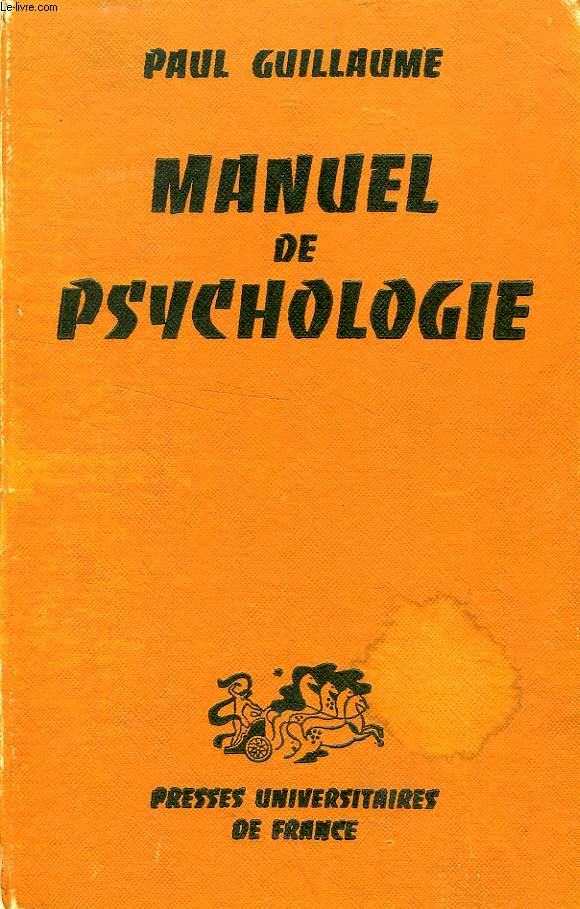 MANUEL DE PSYCHOLOGIE