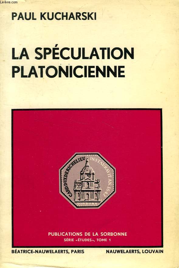 ASPECTS DE LA SPECULATION PLATONICIENNE