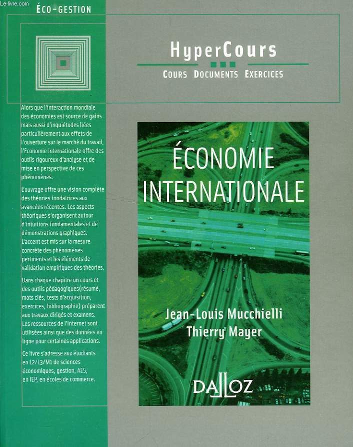 ECONOMIE INTERNATIONALE