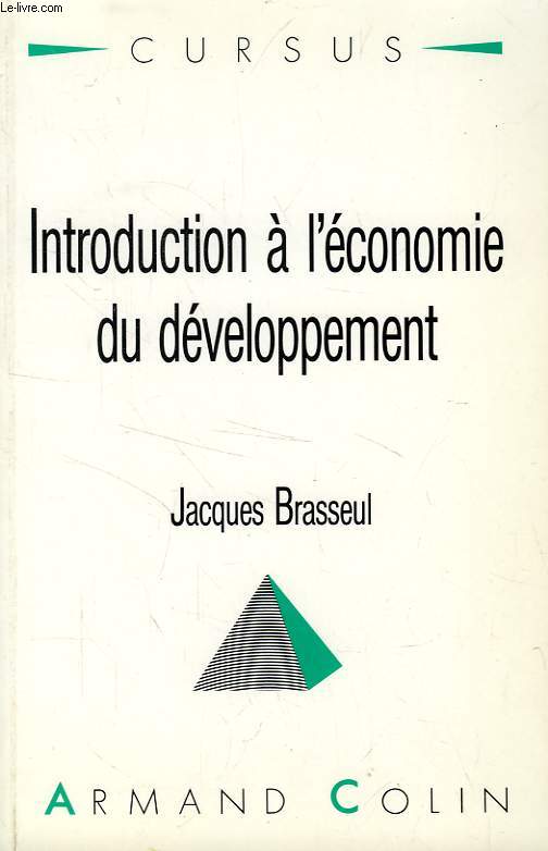 INTRODUCTION A L'ECONOMIE DU DEVELOPPEMENT