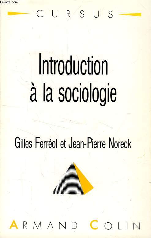 INTRODUCTION A LA SOCIOLOGIE