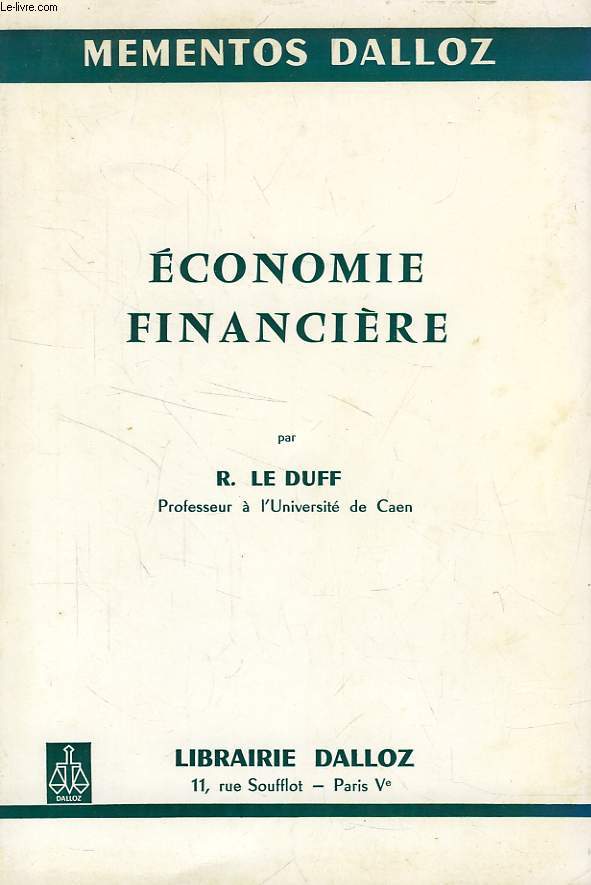 ECONOMIE FINANCIERE