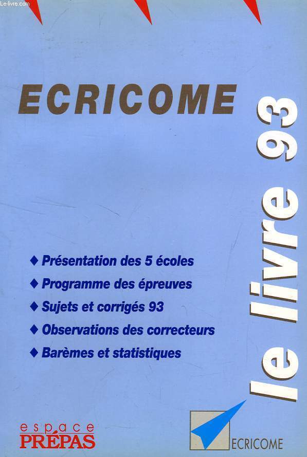 ECRICOME, LE LIVRE 92