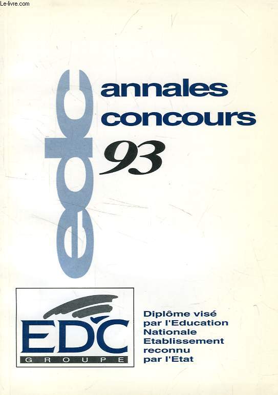 ANNALES DES CONCOURS 93