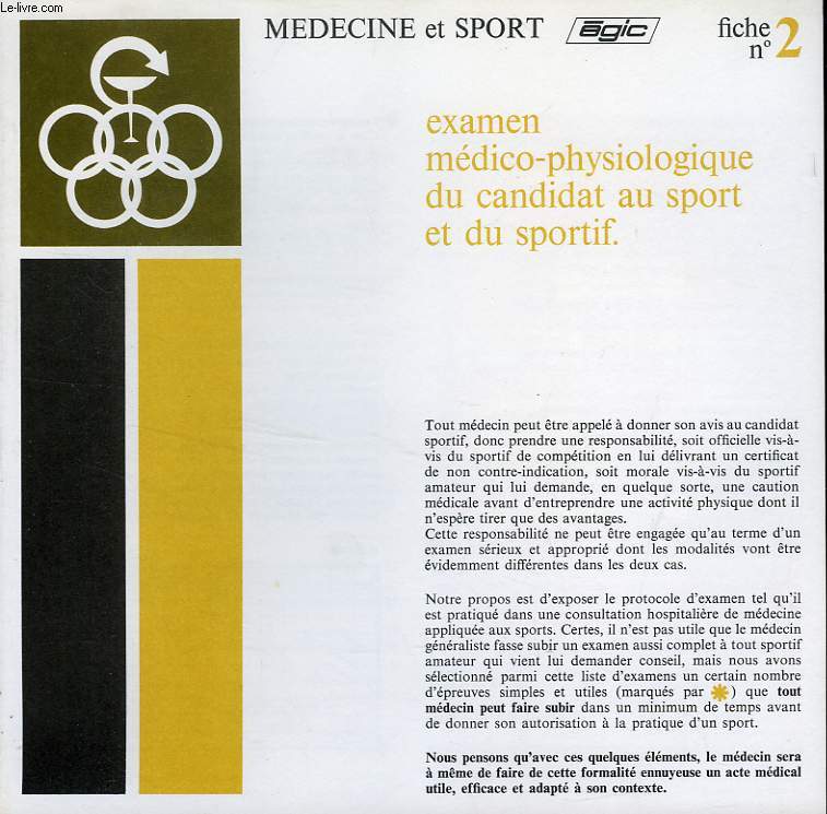 MEDECINE ET SPORT