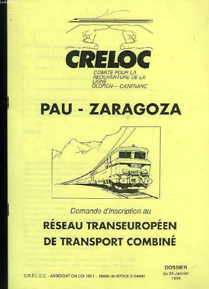 CRELOC, DOSSIER, JAN. 1994