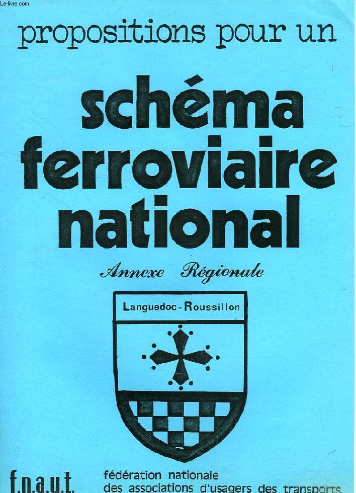 PROPOSITIONS POUR UN SCHEMA FERROVIAIRE NATIONAL, ANNEXE REGIONALE, LANGUEDOC-ROUSSILLON