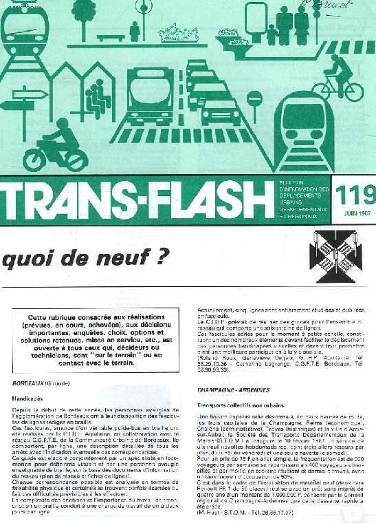TRANS-FLASH, N 119, JUIN 1987