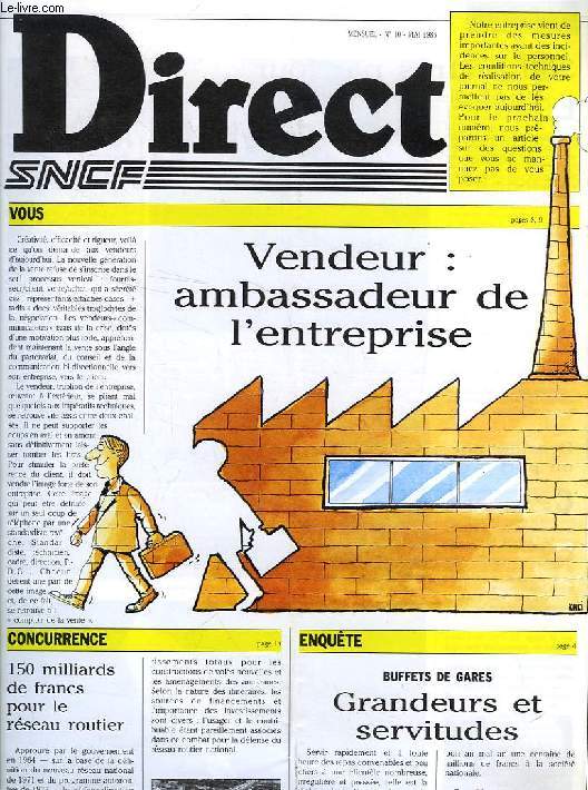 DIRECT SNCF, N 10, MAI 1986