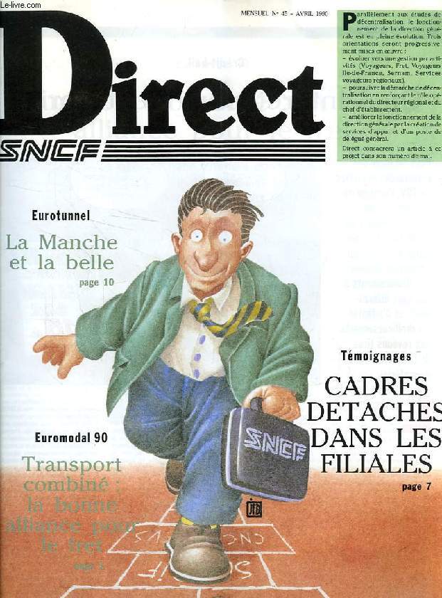 DIRECT SNCF, N 45, AVRIL 1990