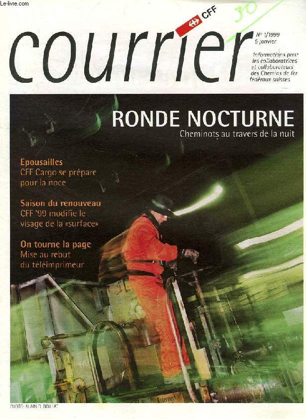 COURRIER CFF, N 1, JAN. 1999