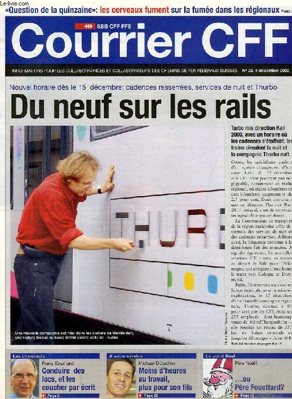 COURRIER CFF, N 23, DEC. 2002