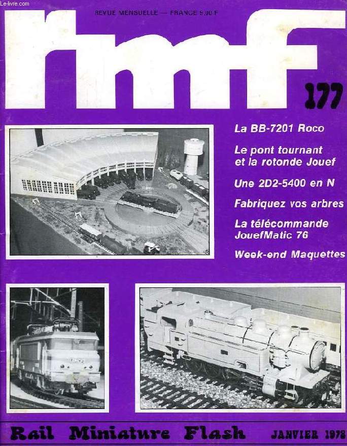 RMF, RAIL MINIATURE FLASH, N 177, JAN. 1978