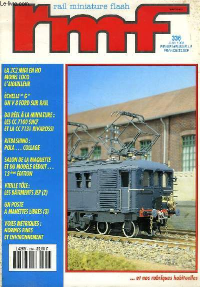 RMF, RAIL MINIATURE FLASH, N 336, JUIN 1992