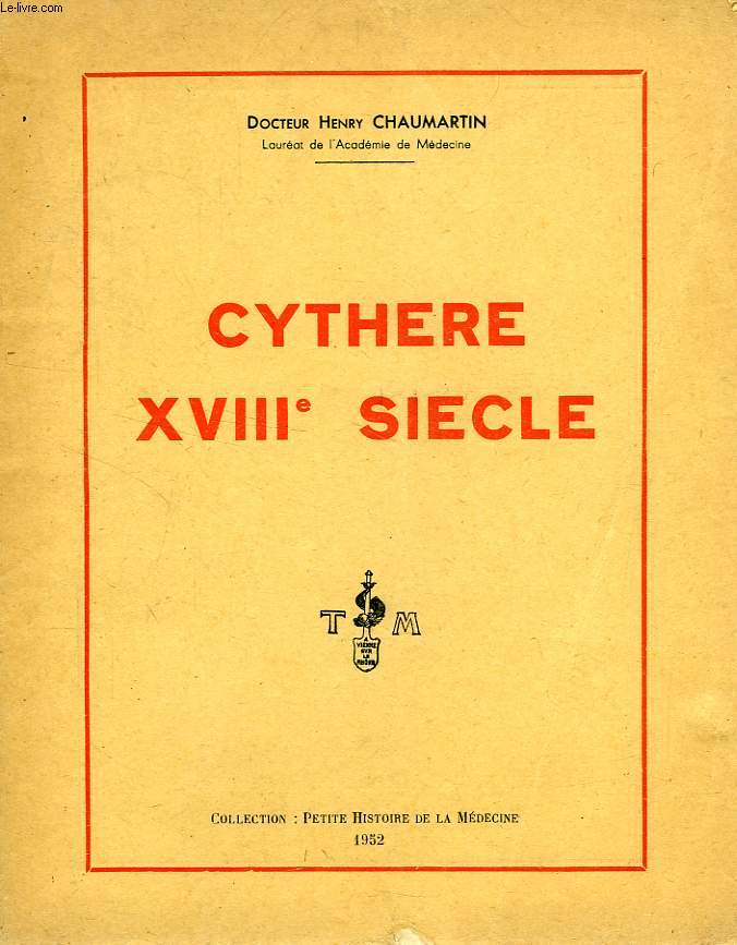 CYTHERE, XVIIIe SIECLE