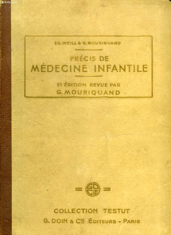 PRECIS DE MEDECINE INFANTILE