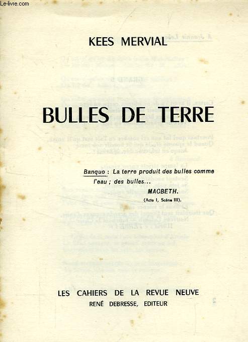 BULLES DE TERRE