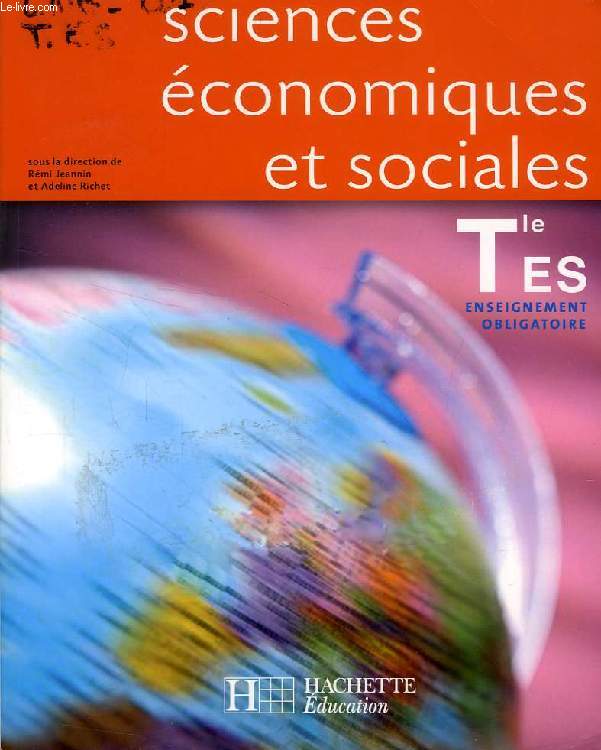 SCIENCES ECONOMIQUES ET SOCIALES, TERMINALE ES