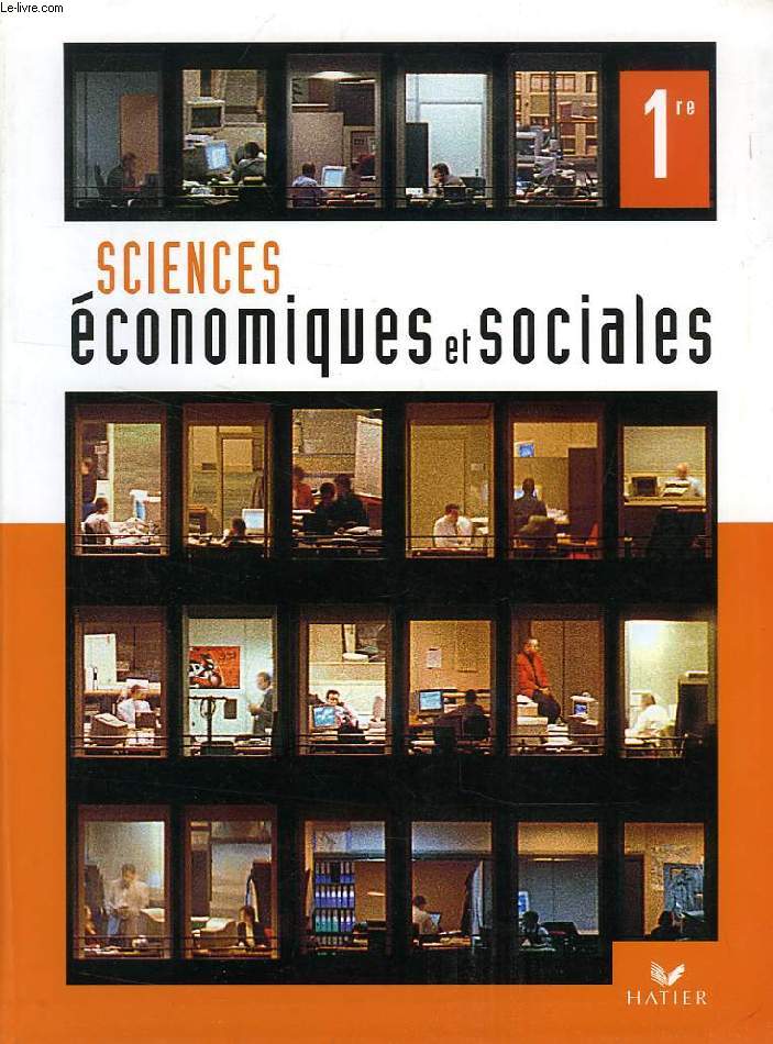 SCIENCES ECONOMIQUES ET SOCIALES, 1re