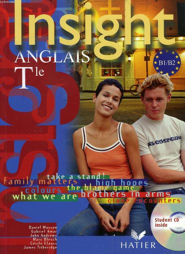 INSIGHT, ANGLAIS, TERMINALE