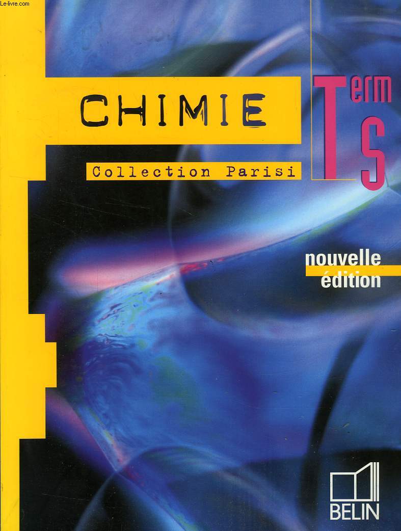 CHIMIE, TERMINALE S