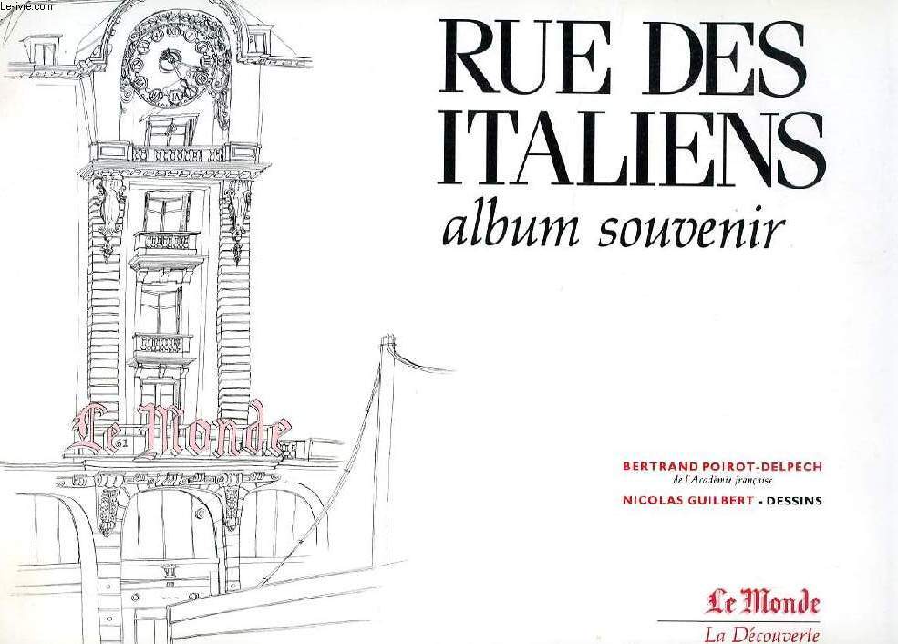 RUE DES ITALIENS, ALBUM SOUVENIR
