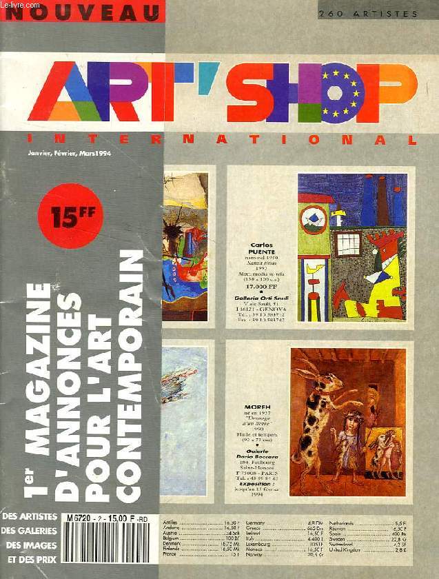 ART'SHOP INTERNATIONAL, JAN.-MARS 1994