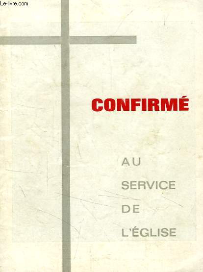 CONFIRME, AU SERVICE DE L'EGLISE