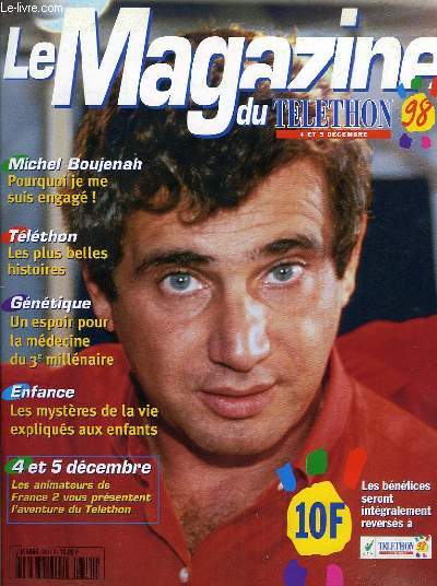 LE MAGAZINE DU TELETHON 98, 4-5 DEC.