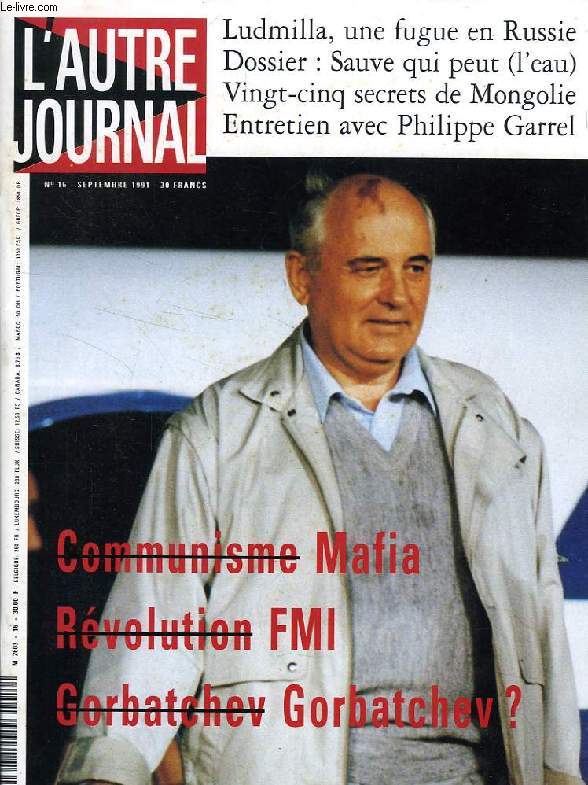 L'AUTRE JOURNAL, N 16, SEPT. 1991