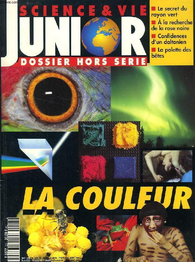 SCIENCE & VIE JUNIOR, DOSSIER HORS-SERIE, LA COULEUR