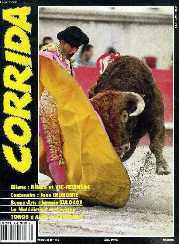 CORRIDA, N° 115, JUIN 1992