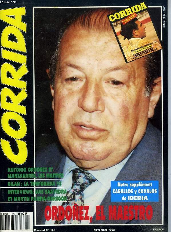 CORRIDA, N 126, NOV. 1993